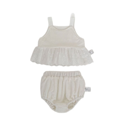 ノースリーブセットアップ Lace Camisole & Bloomer Set レース キャミソール ブルマ セット【mh0012181】