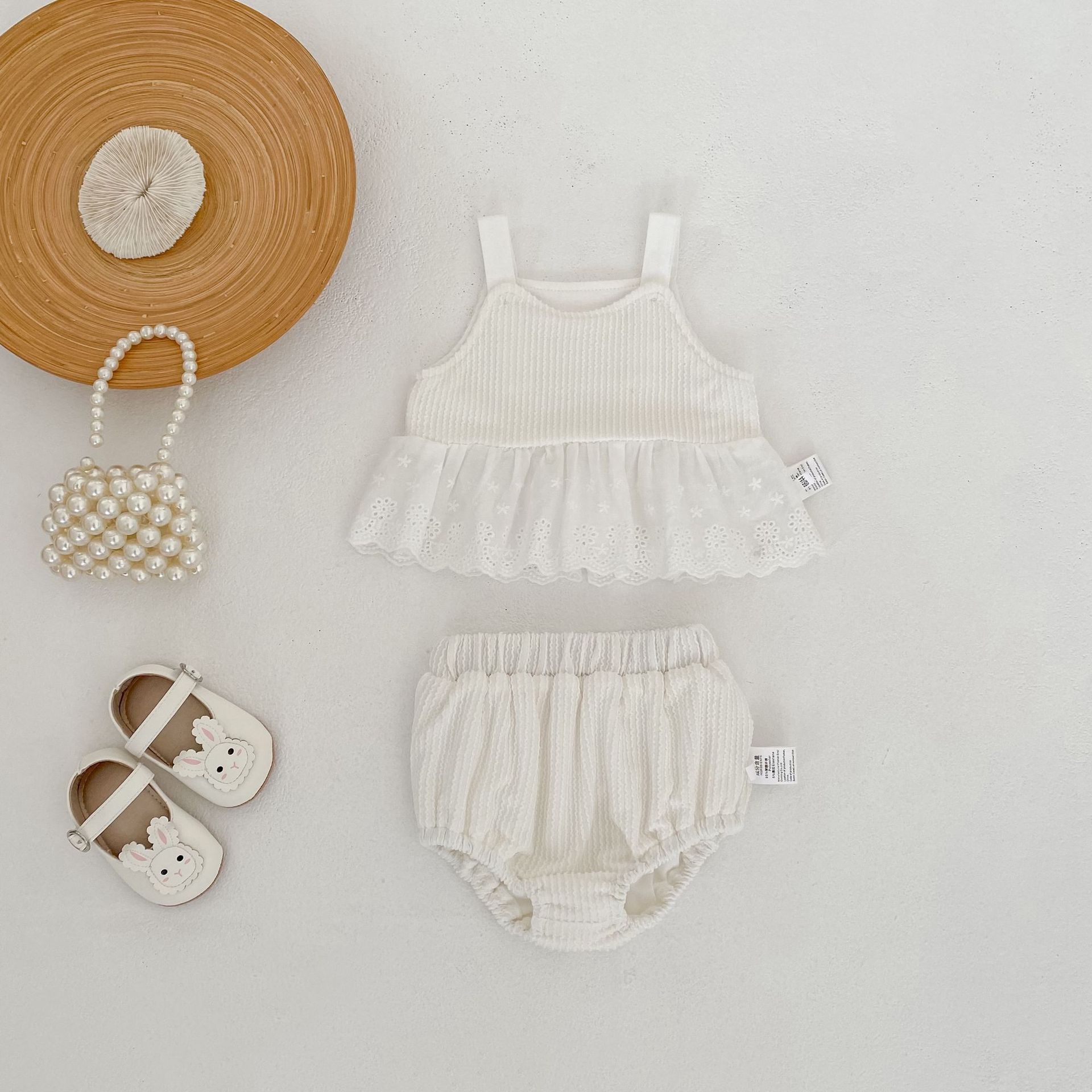 ノースリーブセットアップ Lace Camisole & Bloomer Set レース キャミソール ブルマ セット【mh0012181】