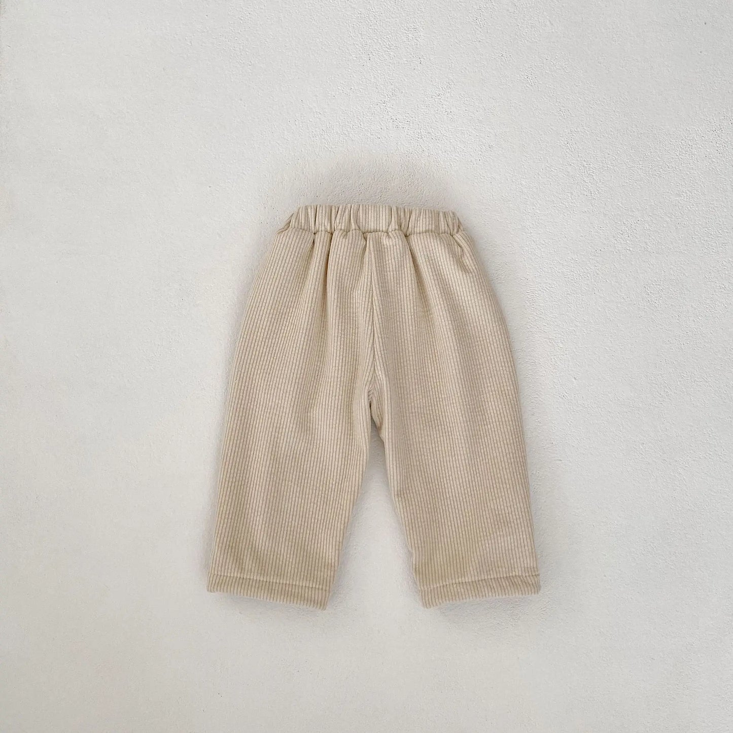 ロングパンツ・スウェットパンツ ベビーパンツ コーデュロイ膝パッチ裏フリースロングパンツ【mh0008501】