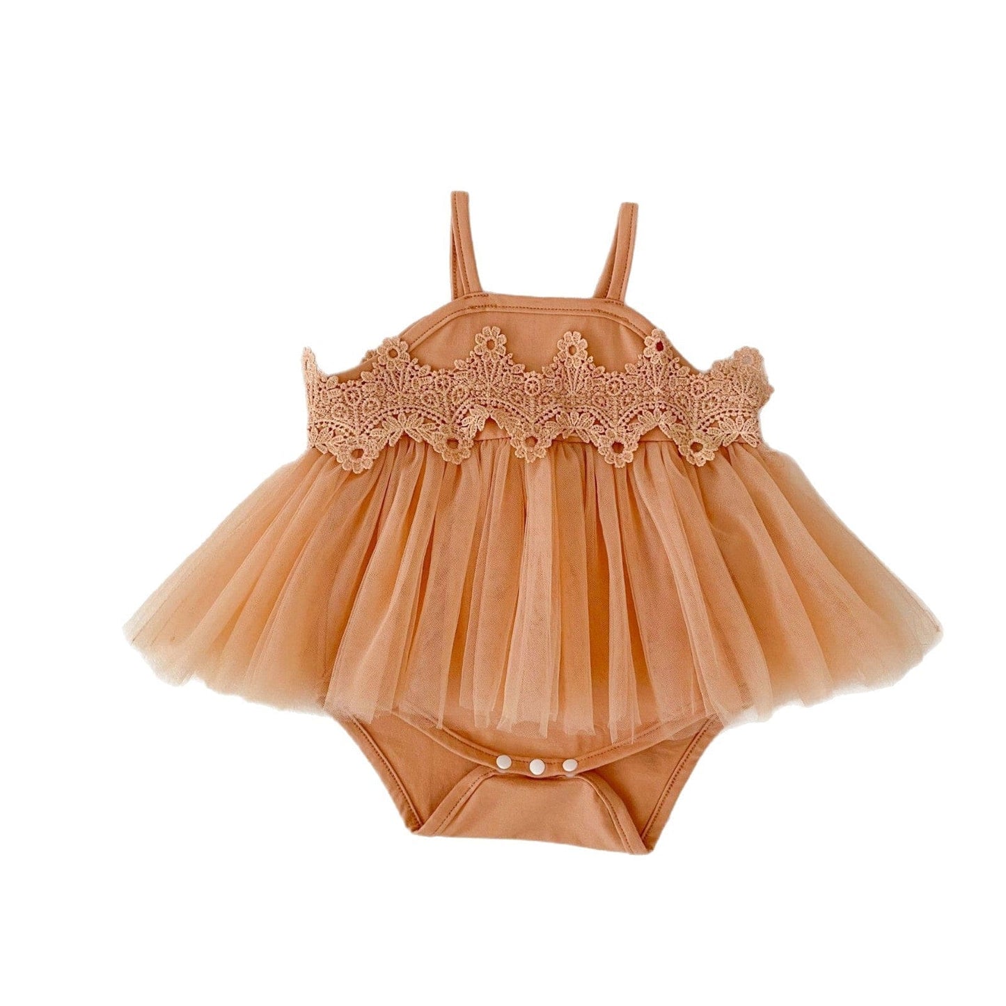 ノースリーブロンパース レースチュールスカートキャミソールドレスロンパース【mh0010154】