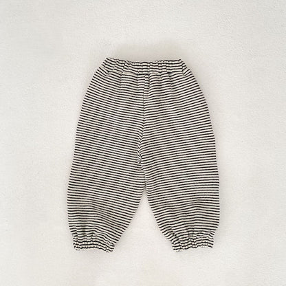 ロングパンツ・スウェットパンツ ボーダーロングスウェットパンツ【mh0010500】