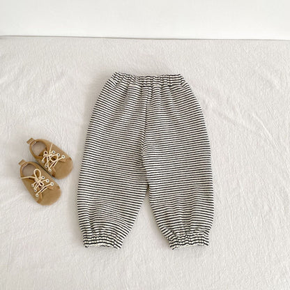 ロングパンツ・スウェットパンツ ボーダーロングスウェットパンツ【mh0010500】