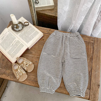 ロングパンツ・スウェットパンツ ボーダーロングスウェットパンツ【mh0010500】