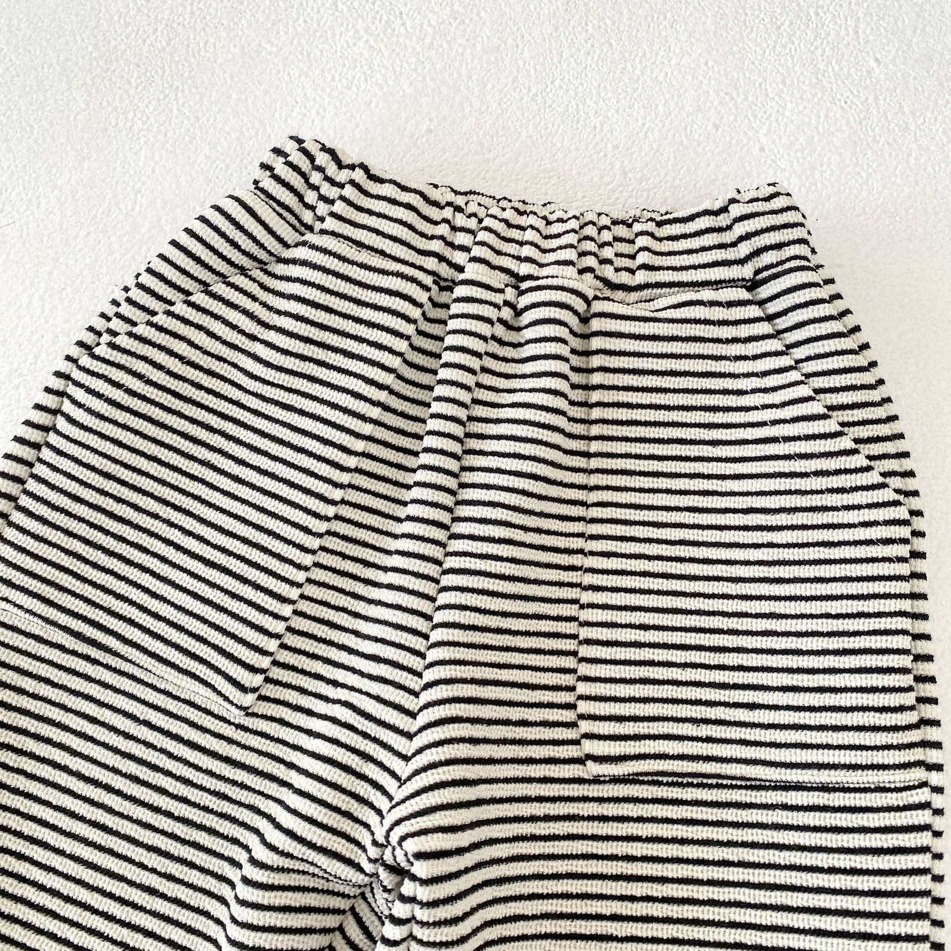 ロングパンツ・スウェットパンツ ボーダーロングスウェットパンツ【mh0010500】