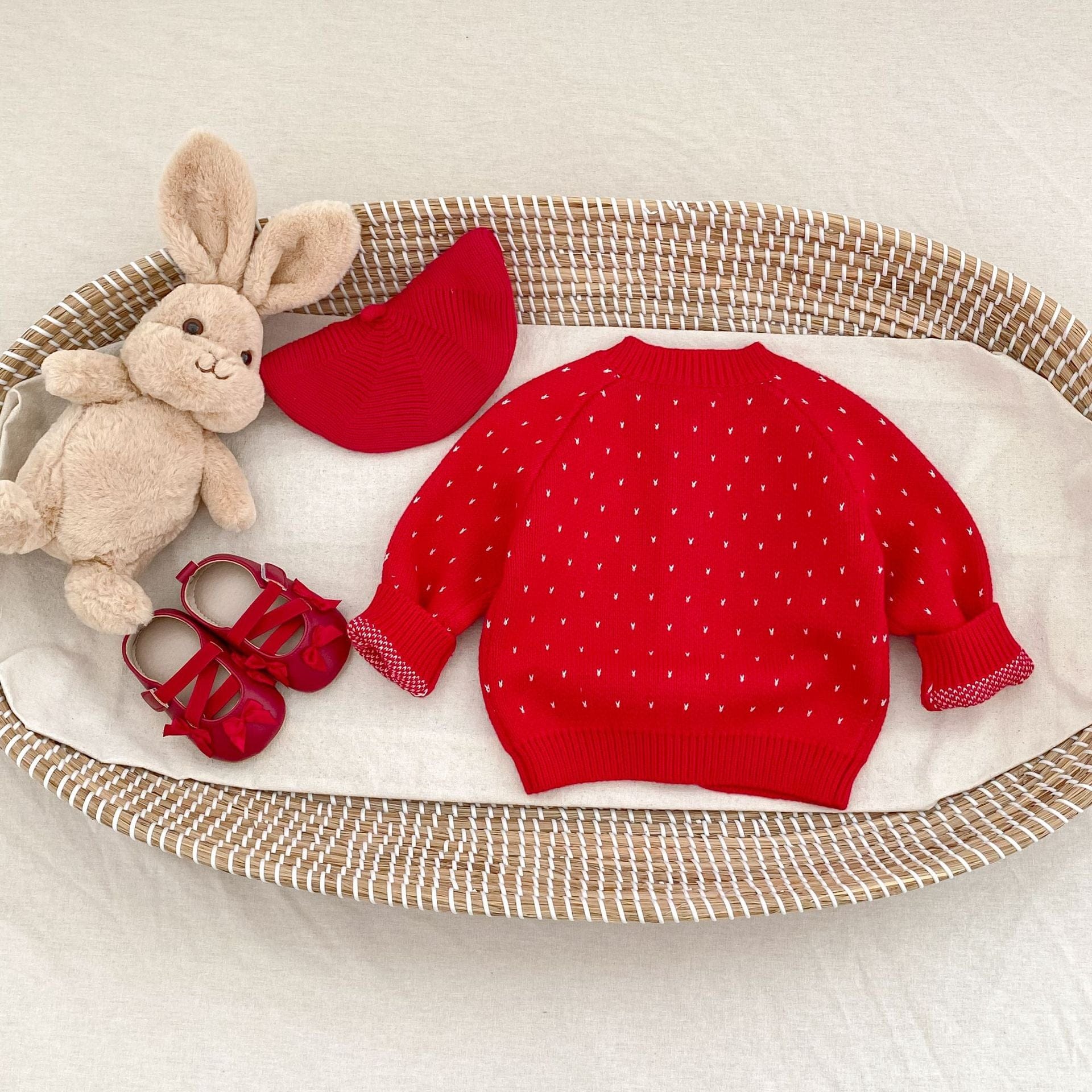 カーディガン・パーカー 水玉いちごドット長袖カーディガンジャケット【mh0010505】