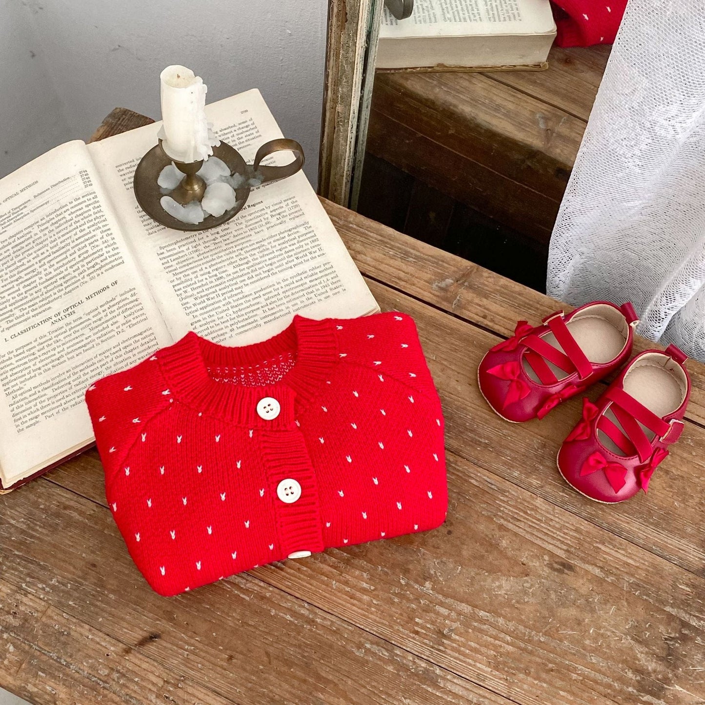 カーディガン・パーカー 水玉いちごドット長袖カーディガンジャケット【mh0010505】