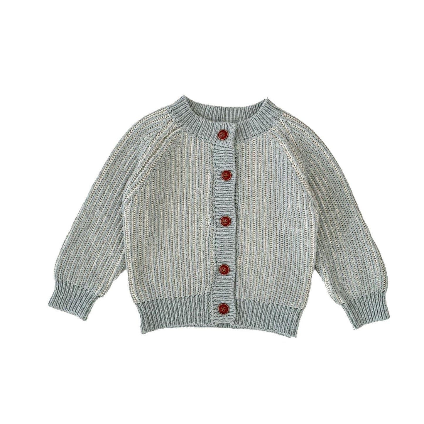 カーディガン・パーカー ストライプニット長袖カーディガンジャケット【mh0010507】