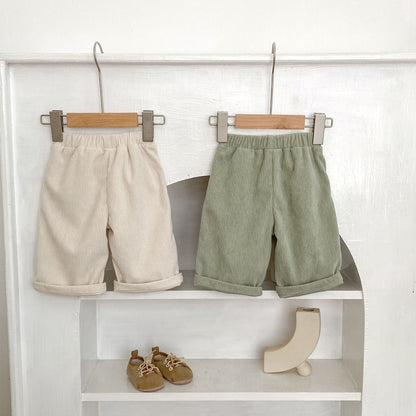 ロングパンツ・スウェットパンツ コーデュロイワイドルーズロングパンツ【mh0010524】