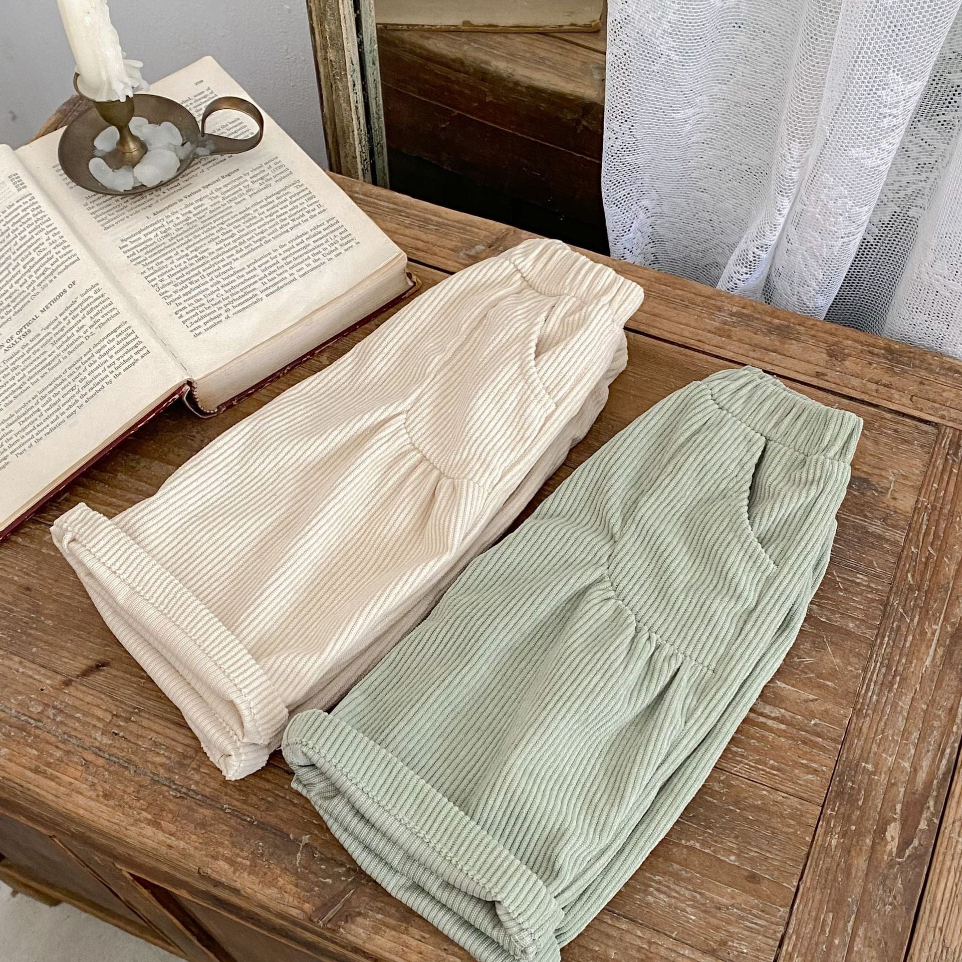 ロングパンツ・スウェットパンツ コーデュロイワイドルーズロングパンツ【mh0010524】