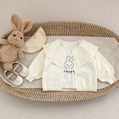 カーディガン・パーカー ビッグカラーニットカーディガンセーター【mh0010842】