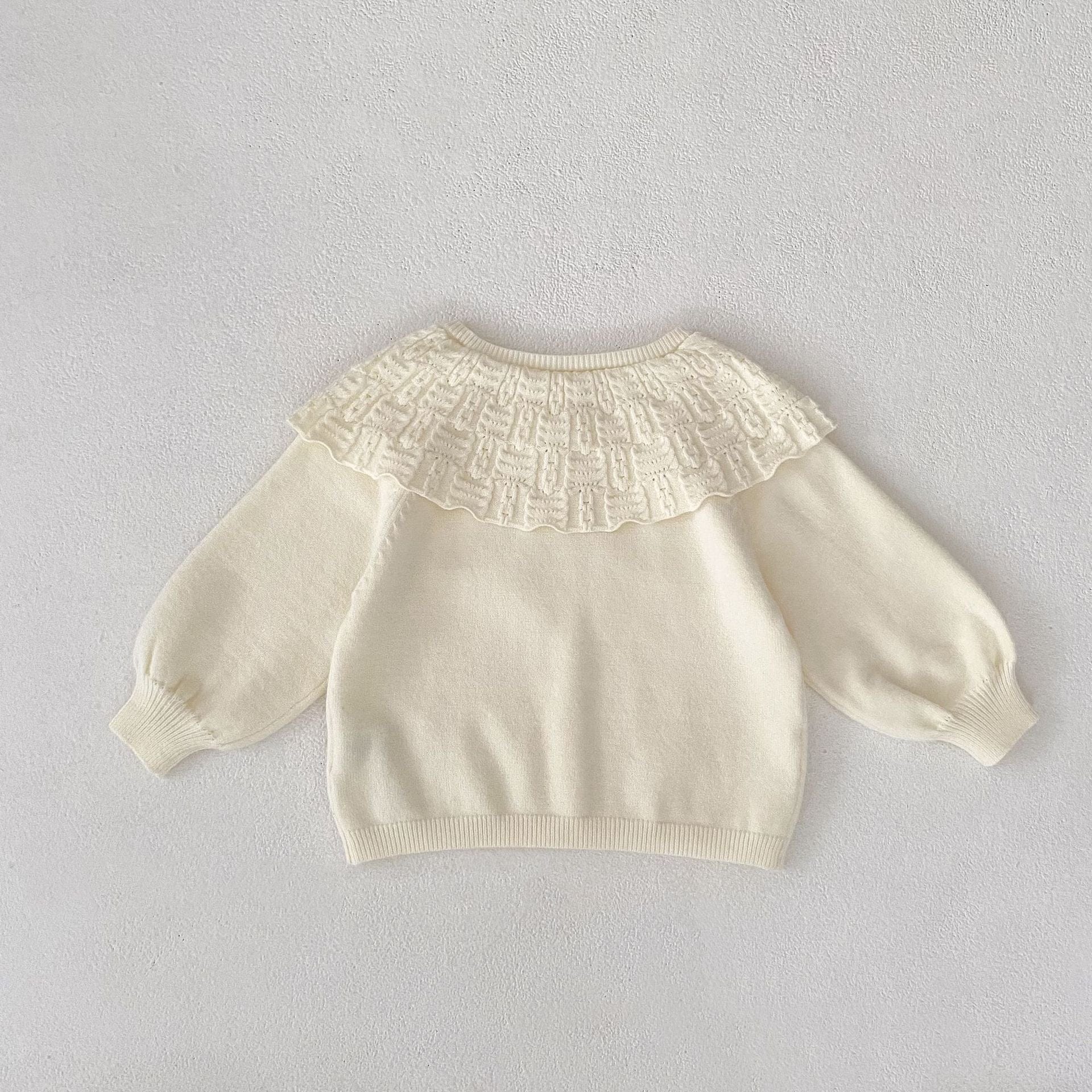 カーディガン・パーカー ビッグカラーニットカーディガンセーター【mh0010842】