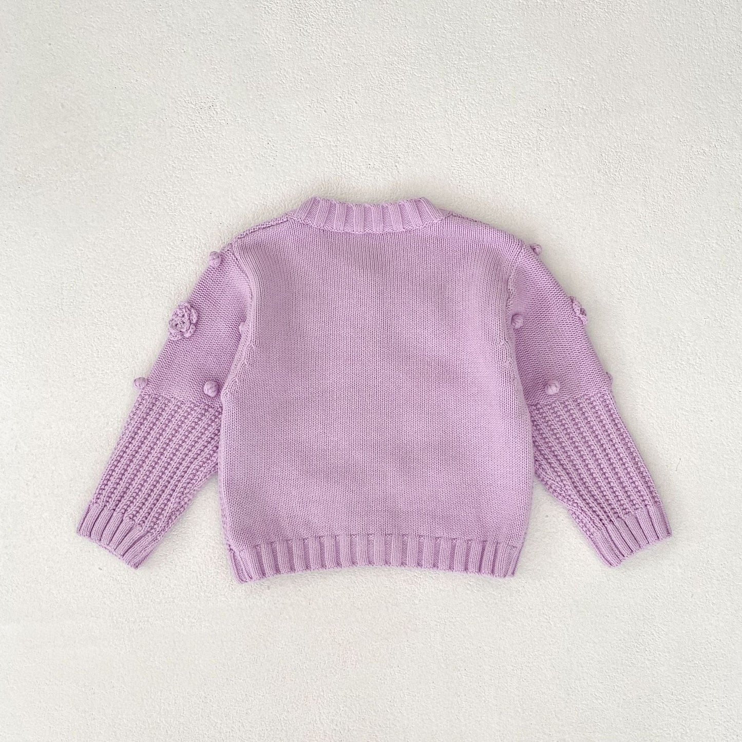 カーディガン・パーカー かぎ編みフラワーニットカーディガン【mh0010846】