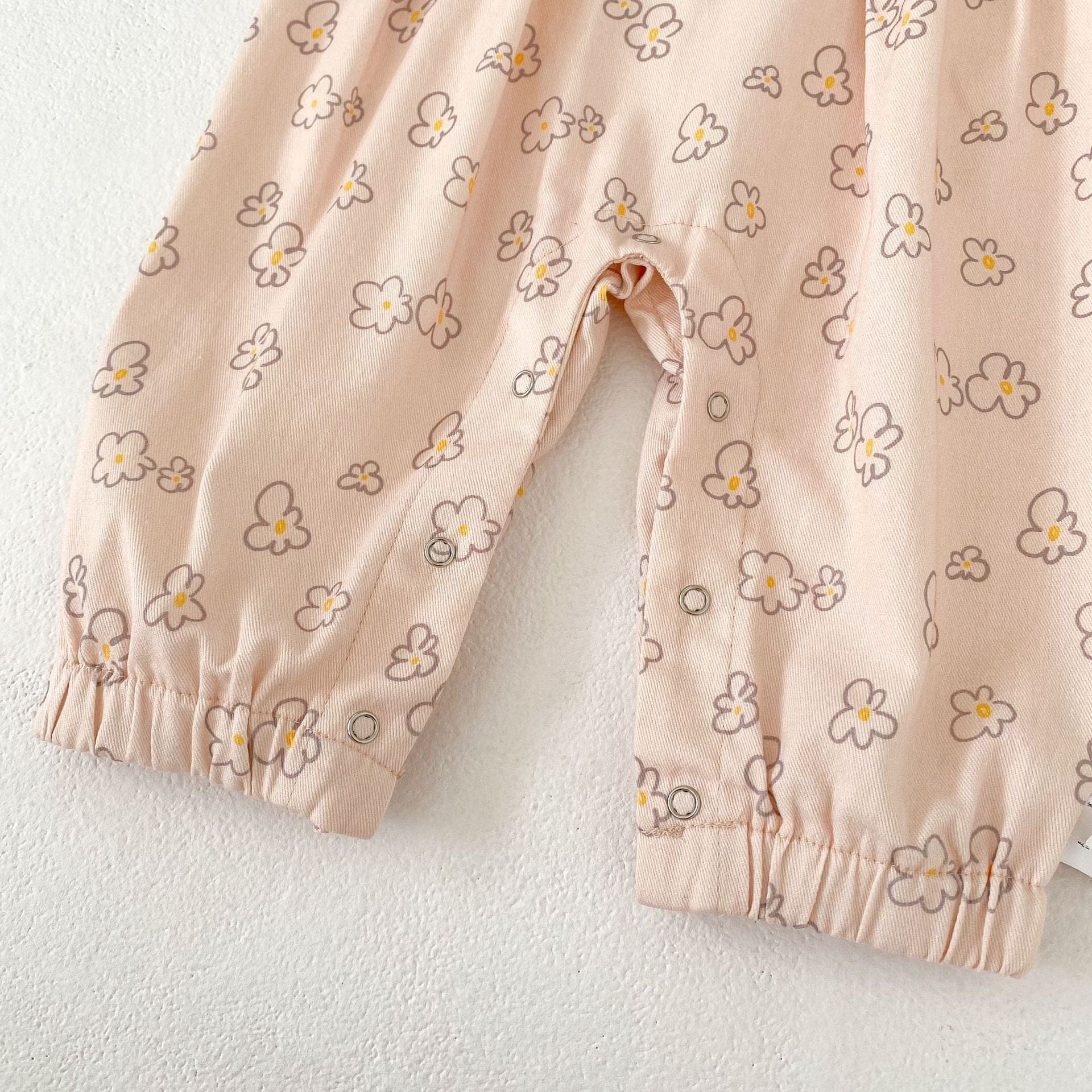 サロペットパンツ・サスペンダーパンツ 花柄プリントサロペットロンパース【mh0010856】