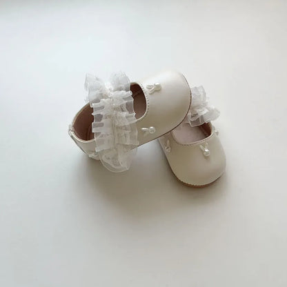 ベビー用靴 うさぎ刺繍ストラップシューズ ハートモチーフ付きベビーシューズ【mh0011071】