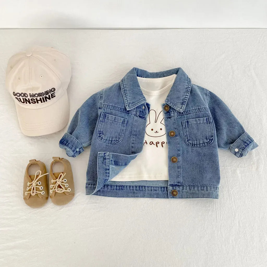 ショートコート・ジャケット・ジャンパー 定番シンプルデニムジャケット【mh0011081】