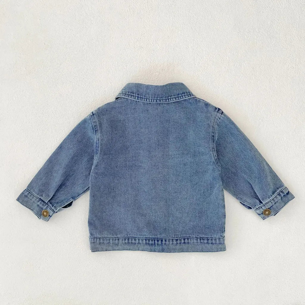 ショートコート・ジャケット・ジャンパー 定番シンプルデニムジャケット【mh0011081】