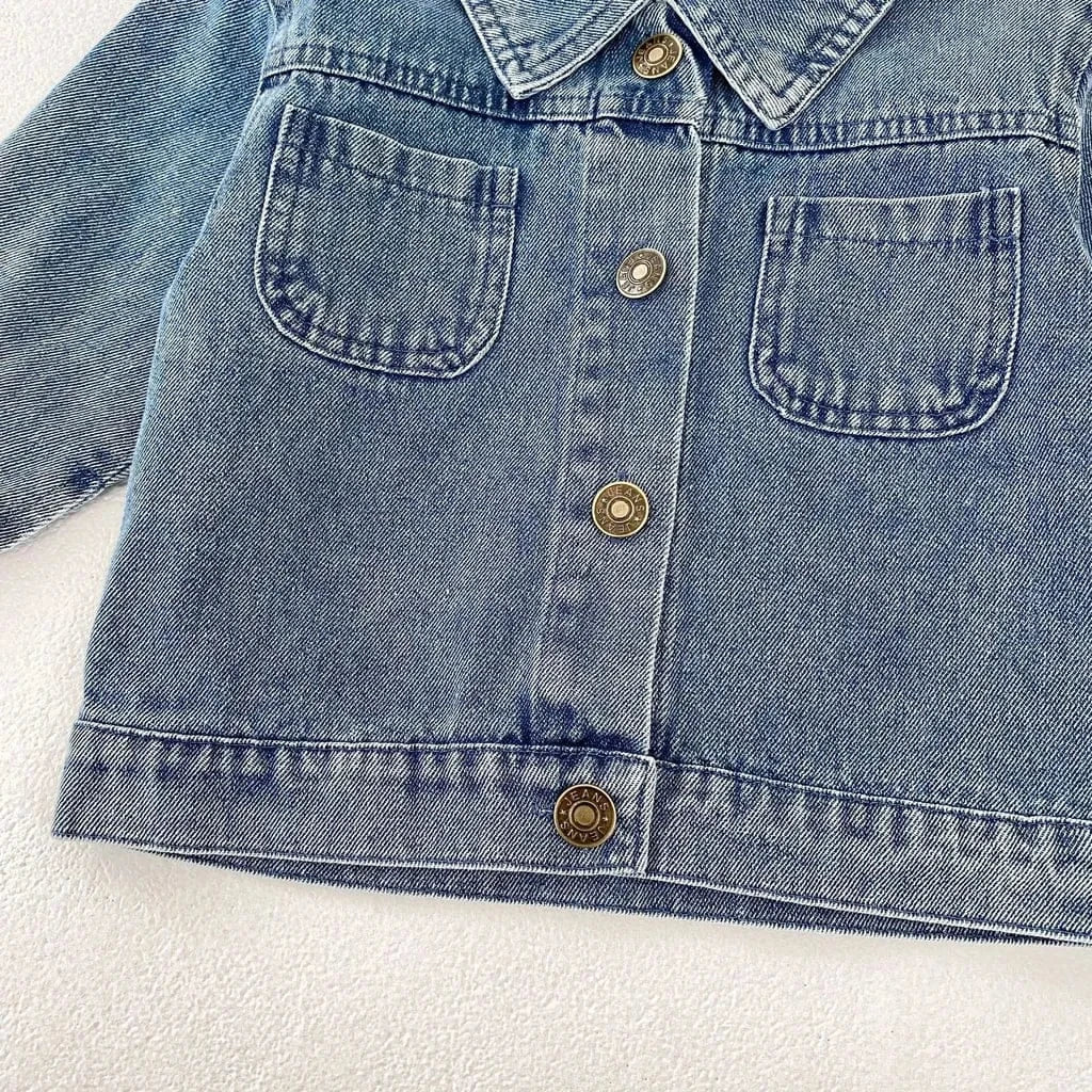 ショートコート・ジャケット・ジャンパー 定番シンプルデニムジャケット【mh0011081】