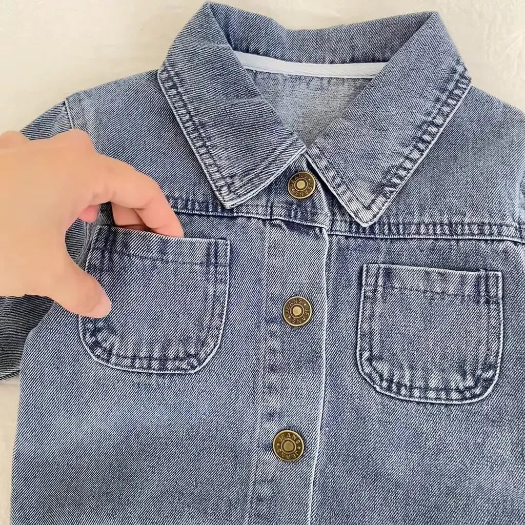 ショートコート・ジャケット・ジャンパー 定番シンプルデニムジャケット【mh0011081】