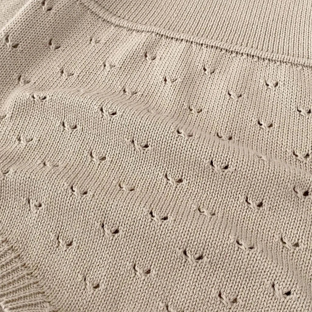 長袖ロンパース レースニット長袖ロンパース【mh0011084】