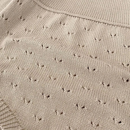 長袖ロンパース レースニット長袖ロンパース【mh0011084】