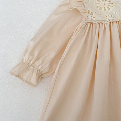 長袖ロンパース Princess Lace Romper Dress プリンセス レース ロンパース ワンピース【mh0012172】