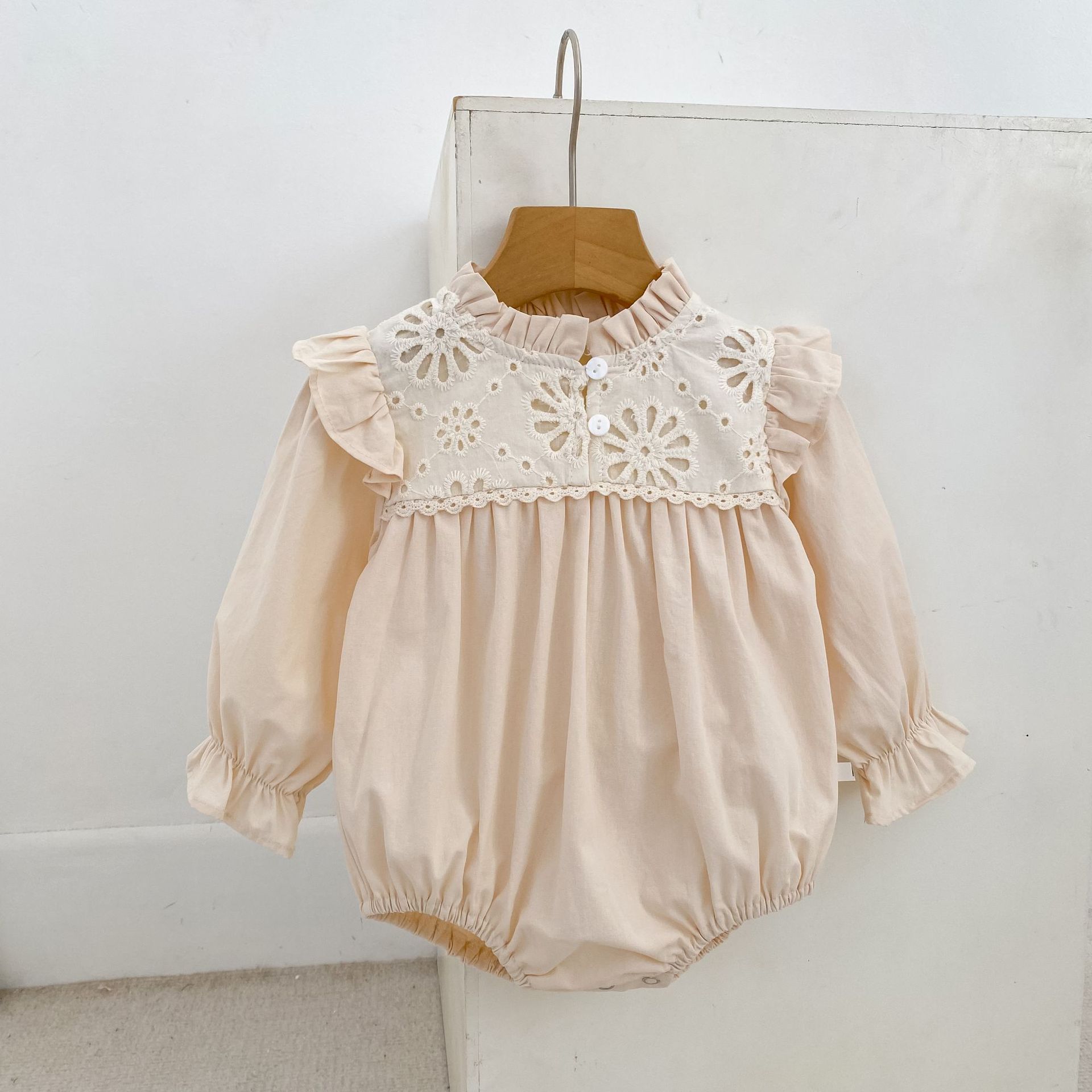 長袖ロンパース Princess Lace Romper Dress プリンセス レース ロンパース ワンピース【mh0012172】