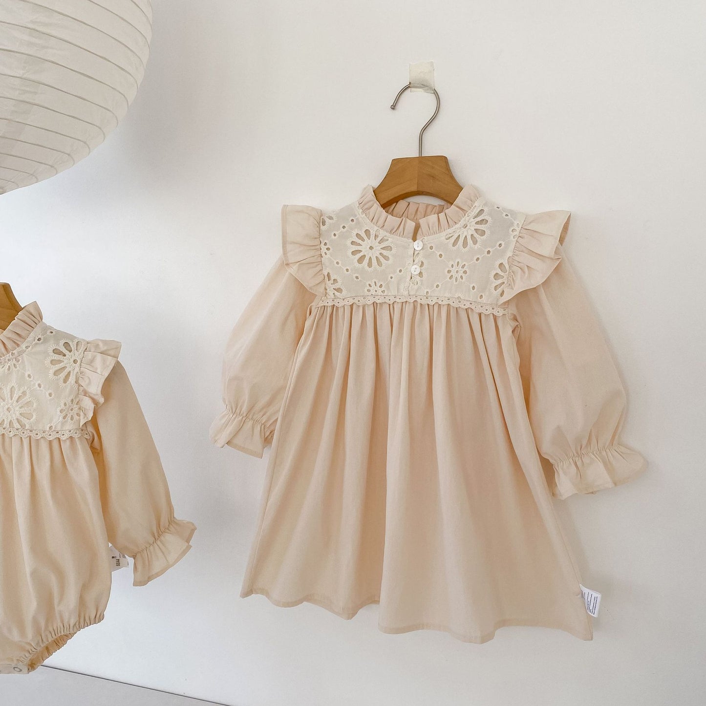 長袖ロンパース Princess Lace Romper Dress プリンセス レース ロンパース ワンピース【mh0012172】