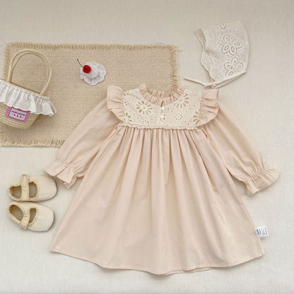 長袖ロンパース Princess Lace Romper Dress プリンセス レース ロンパース ワンピース【mh0012172】