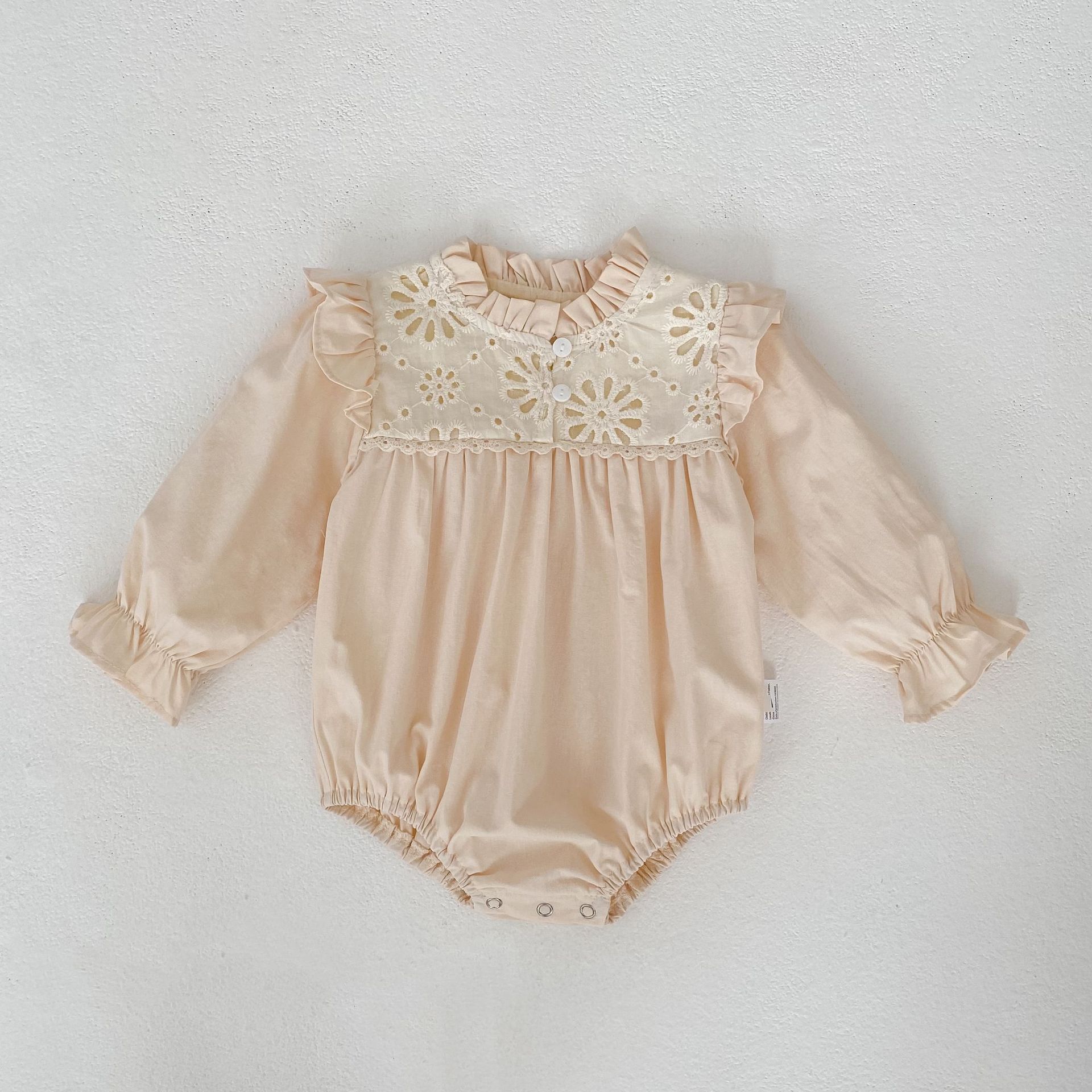 長袖ロンパース Rompers / 66cm Princess Lace Romper Dress プリンセス レース ロンパース ワンピース【mh0012172】