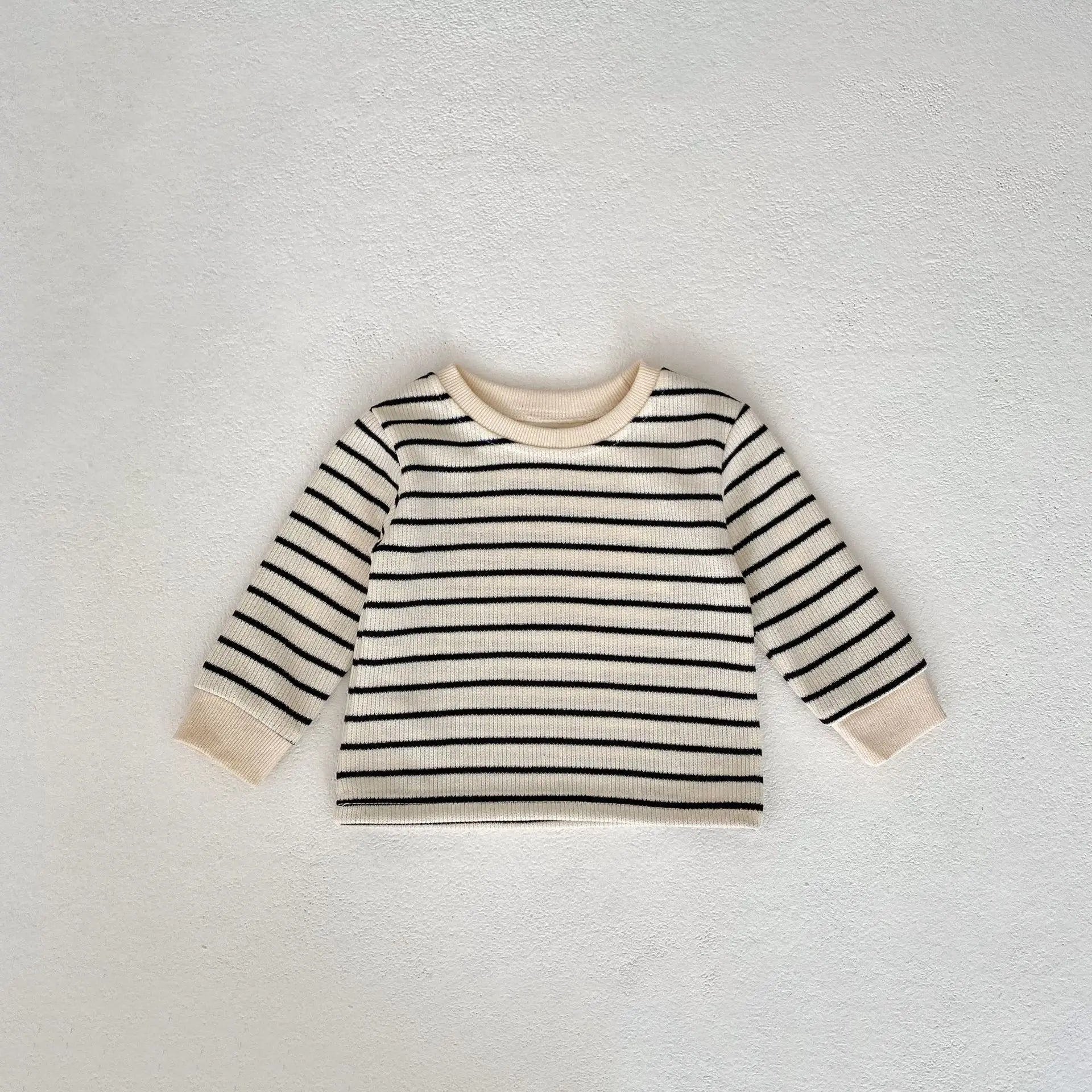 ノースリーブジャンプスーツ Stripe / 6M  66CM ベビージャンプスーツ/トップス デニムノースリーブジャンプスーツ/長袖ボーダーTシャツ【mh0004607】