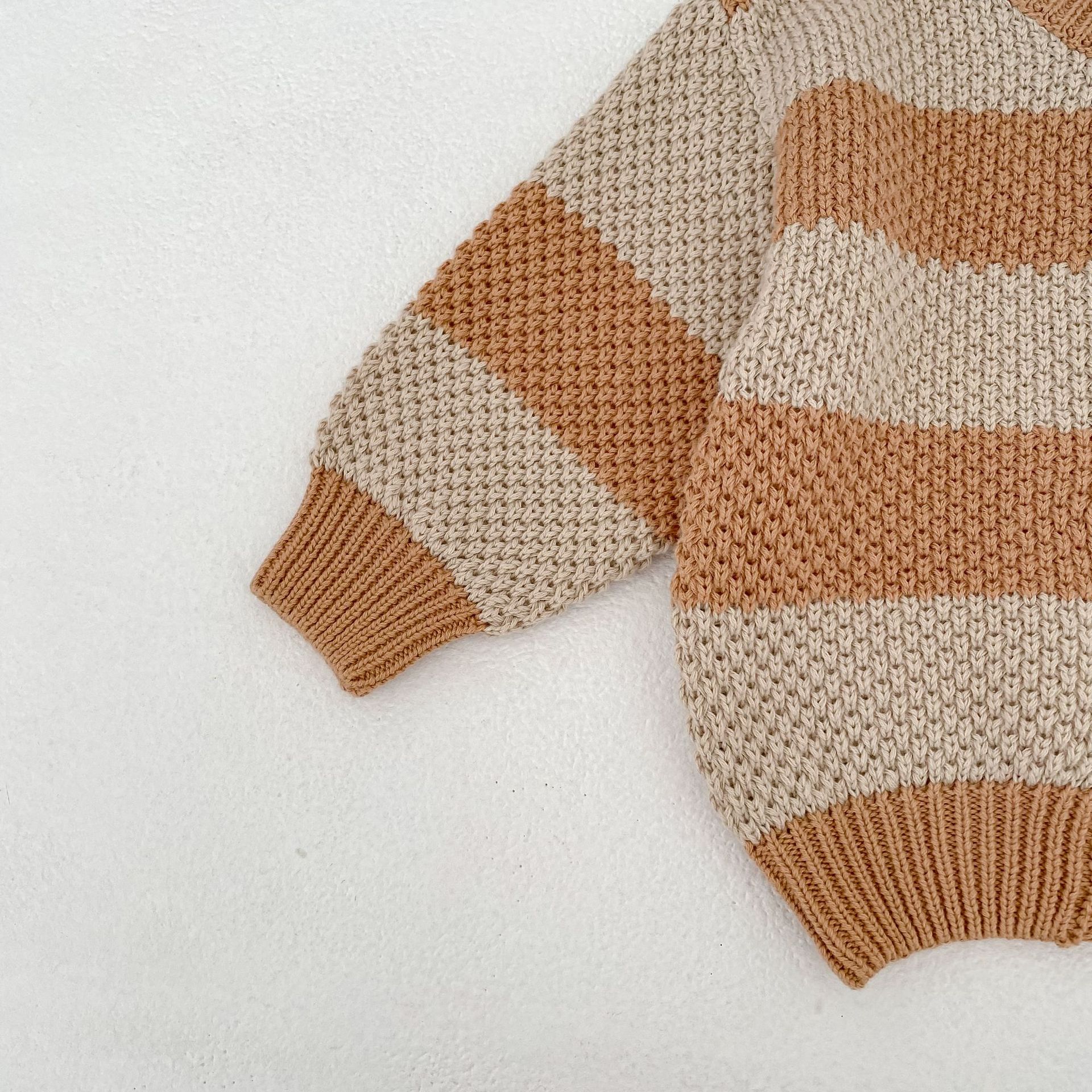 カーディガン・パーカー Striped Cotton Knitted Cardigan ボーダー コットン ニット カーディガン【mh0012177】