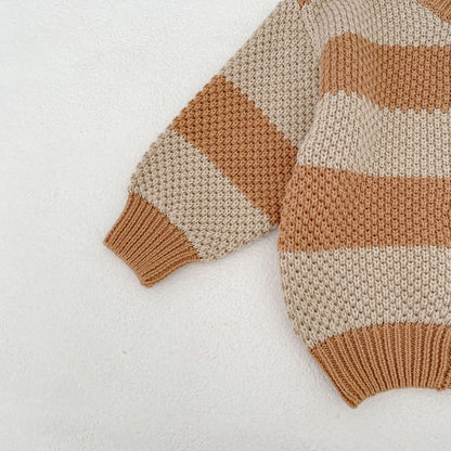 カーディガン・パーカー Striped Cotton Knitted Cardigan ボーダー コットン ニット カーディガン【mh0012177】