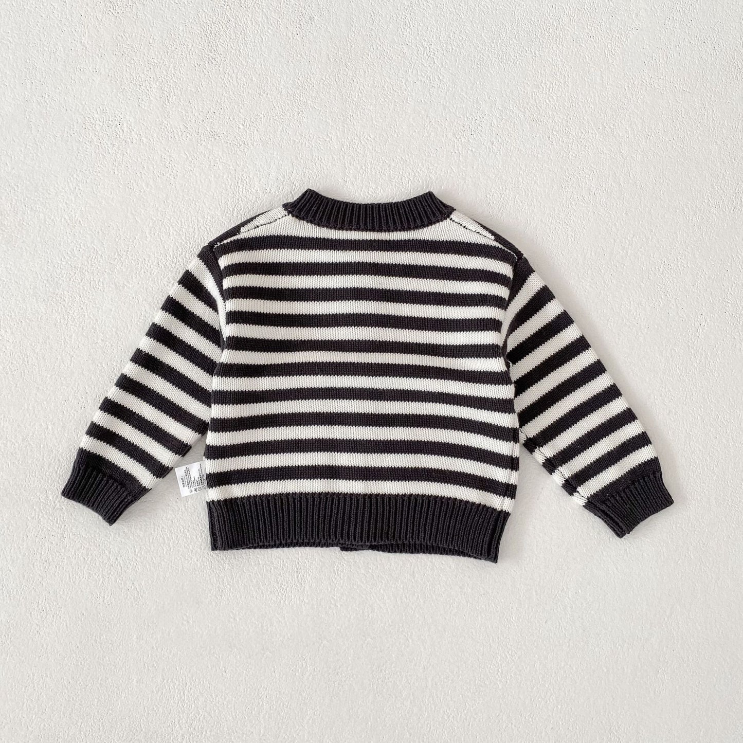 カーディガン・パーカー Striped Knitted Cardigan ボーダー ニット カーディガン【mh0012183】