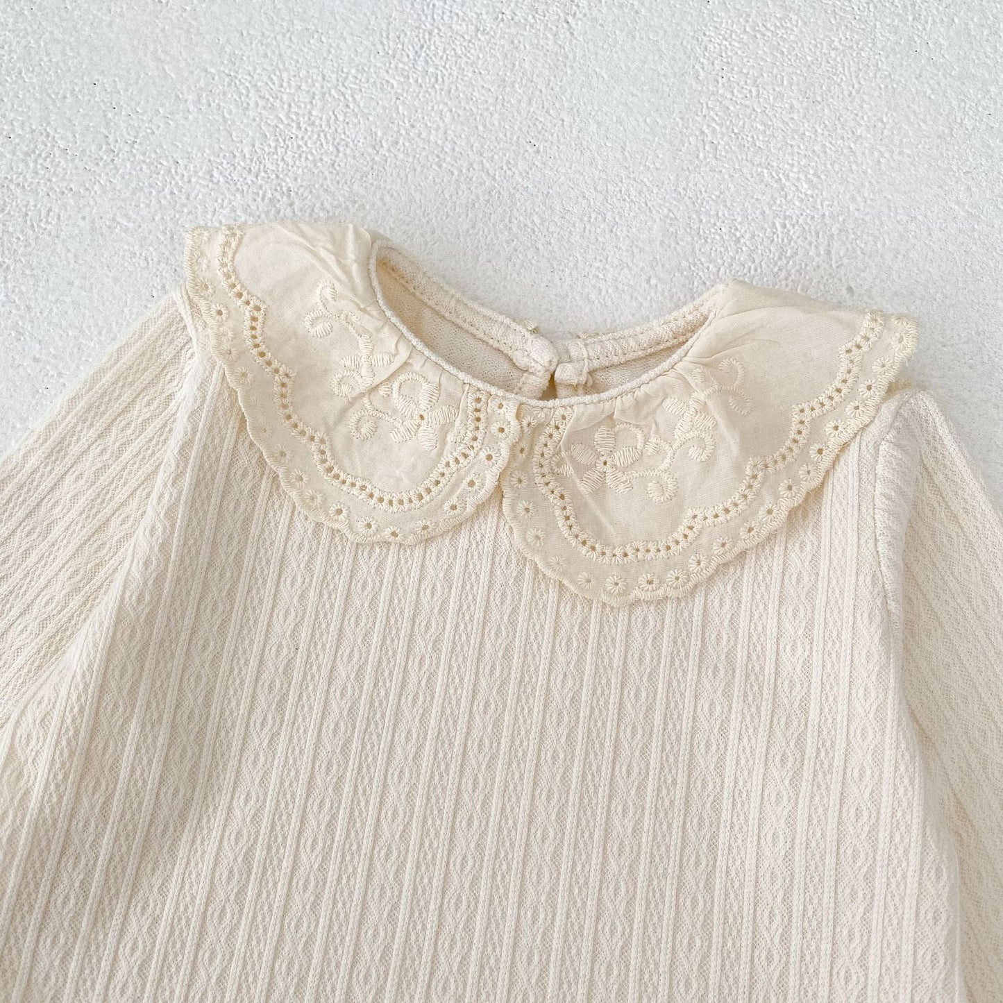 長袖Tシャツ ビッグフリルレース襟長袖Tシャツ【mh0010855】