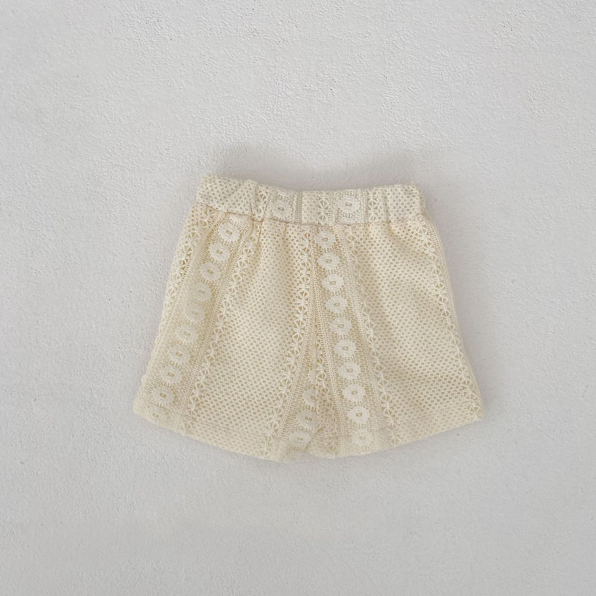 Eyelet Lace Flutter Sleeve Set アイレットレース フリル袖 セットアップ【mh0012484】 Engepapa ノースリーブセットアップ