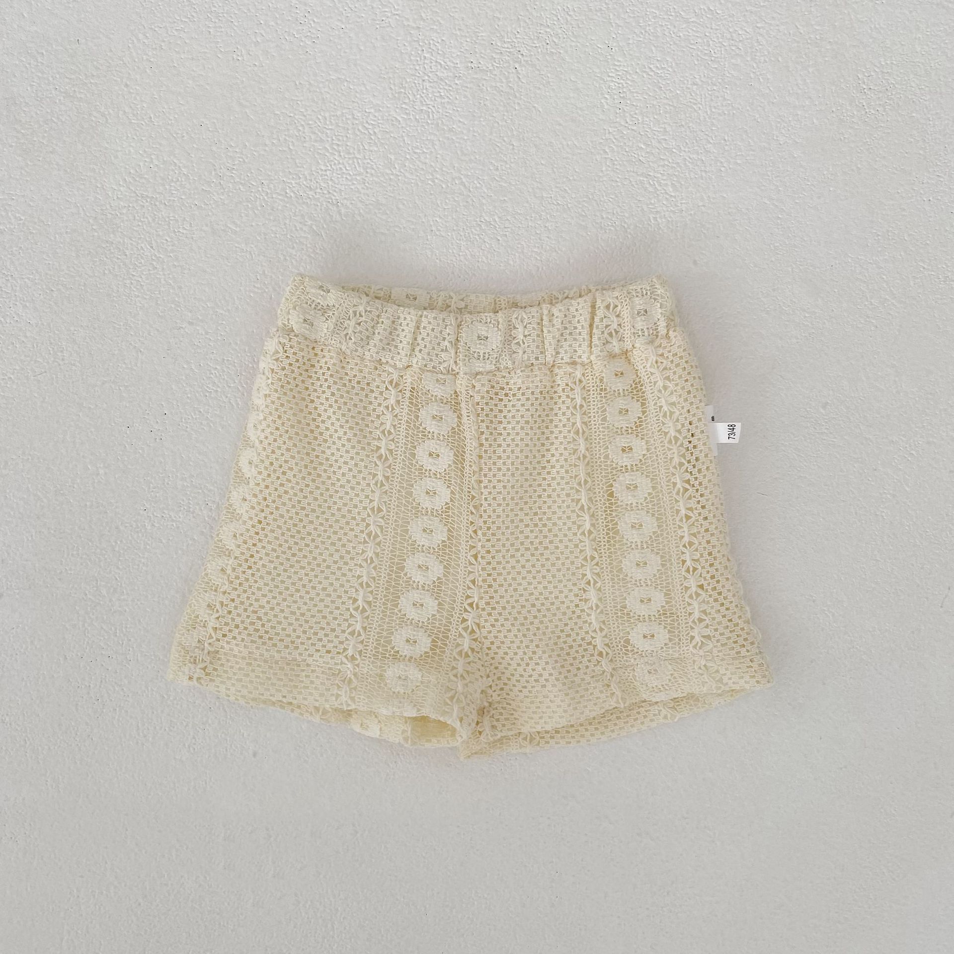 Eyelet Lace Flutter Sleeve Set アイレットレース フリル袖 セットアップ【mh0012484】 Engepapa ノースリーブセットアップ