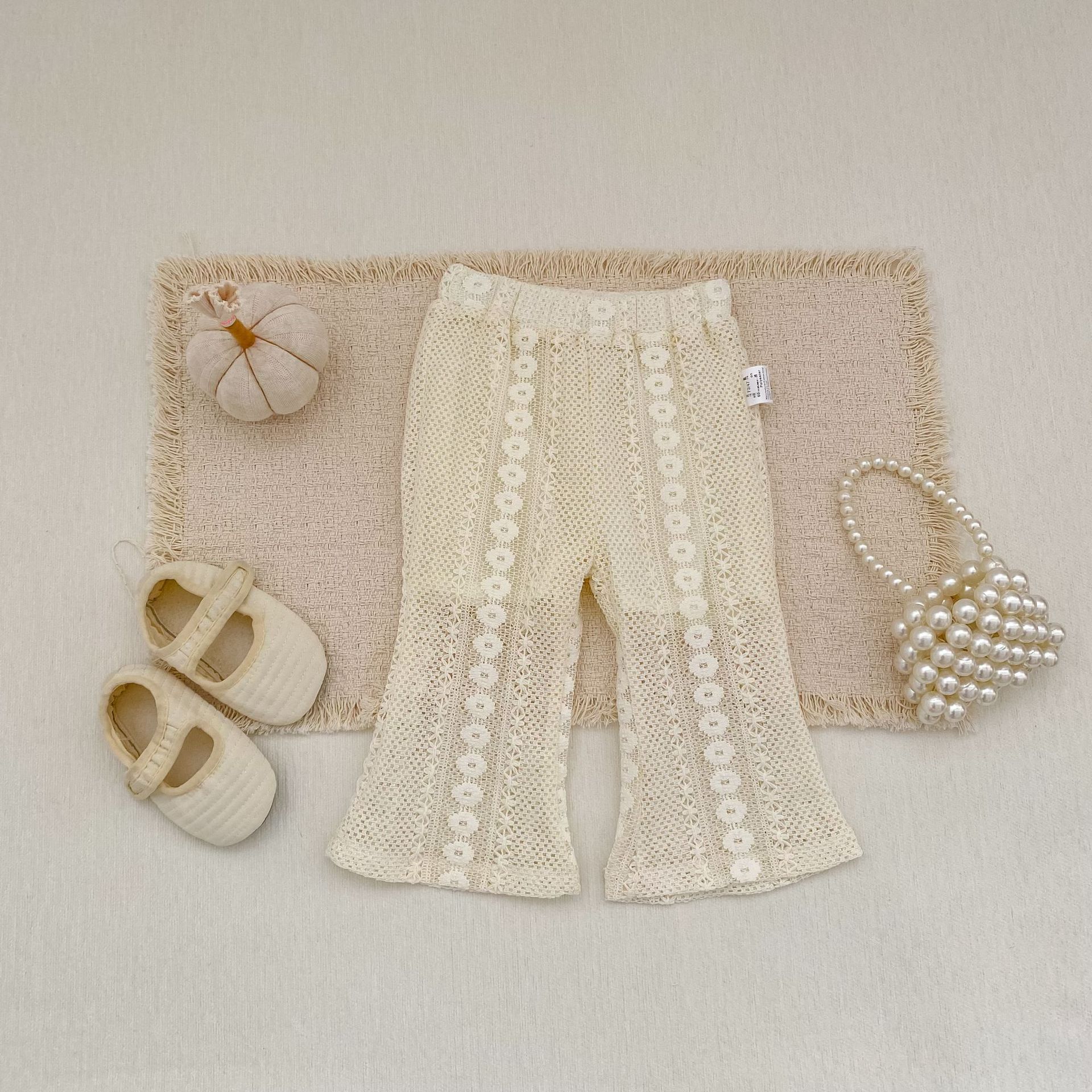 Eyelet Lace Pants アイレットレース パンツ【mh0012488】 Engepapa ロングパンツ・スウェットパンツ