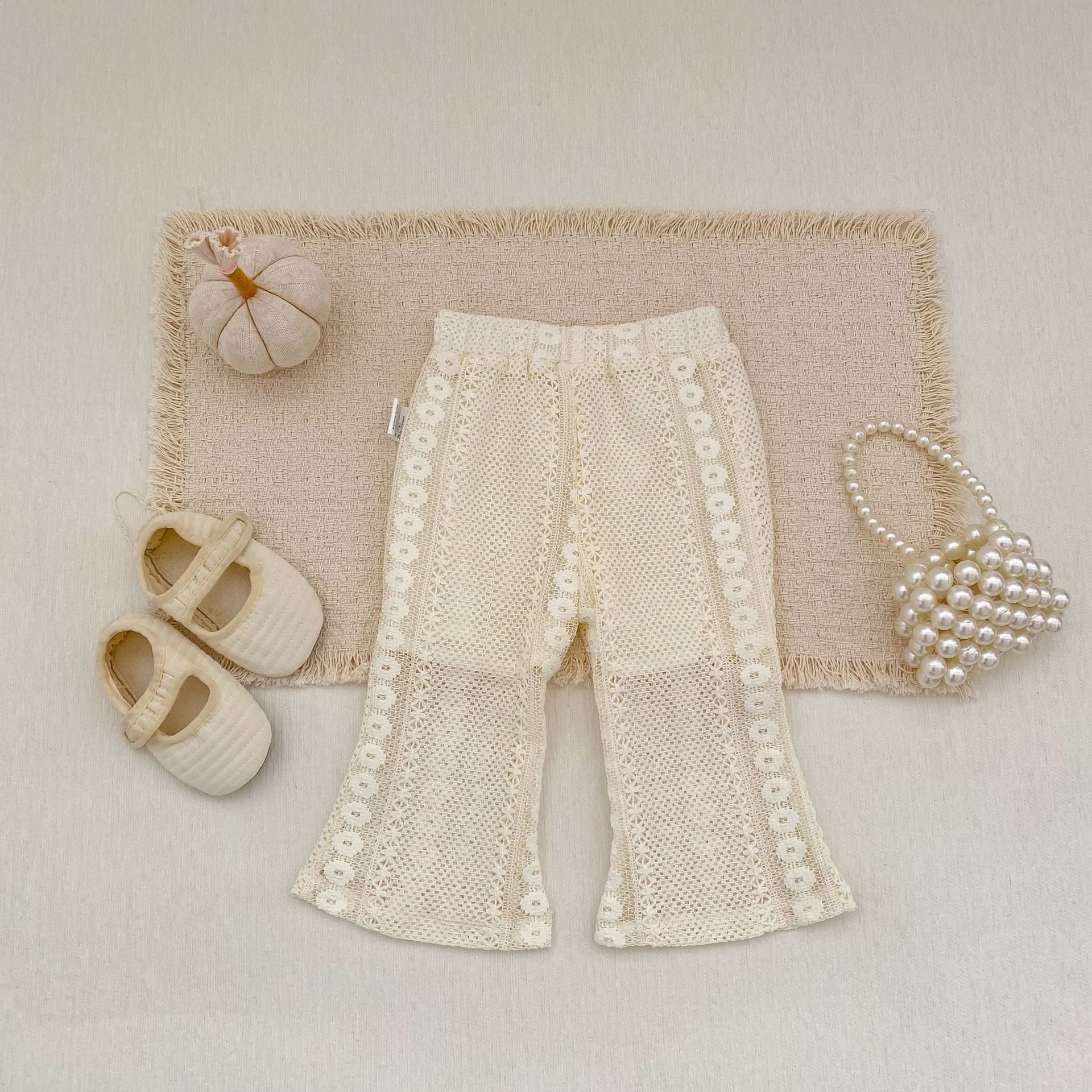 Eyelet Lace Pants アイレットレース パンツ【mh0012488】 Engepapa ロングパンツ・スウェットパンツ