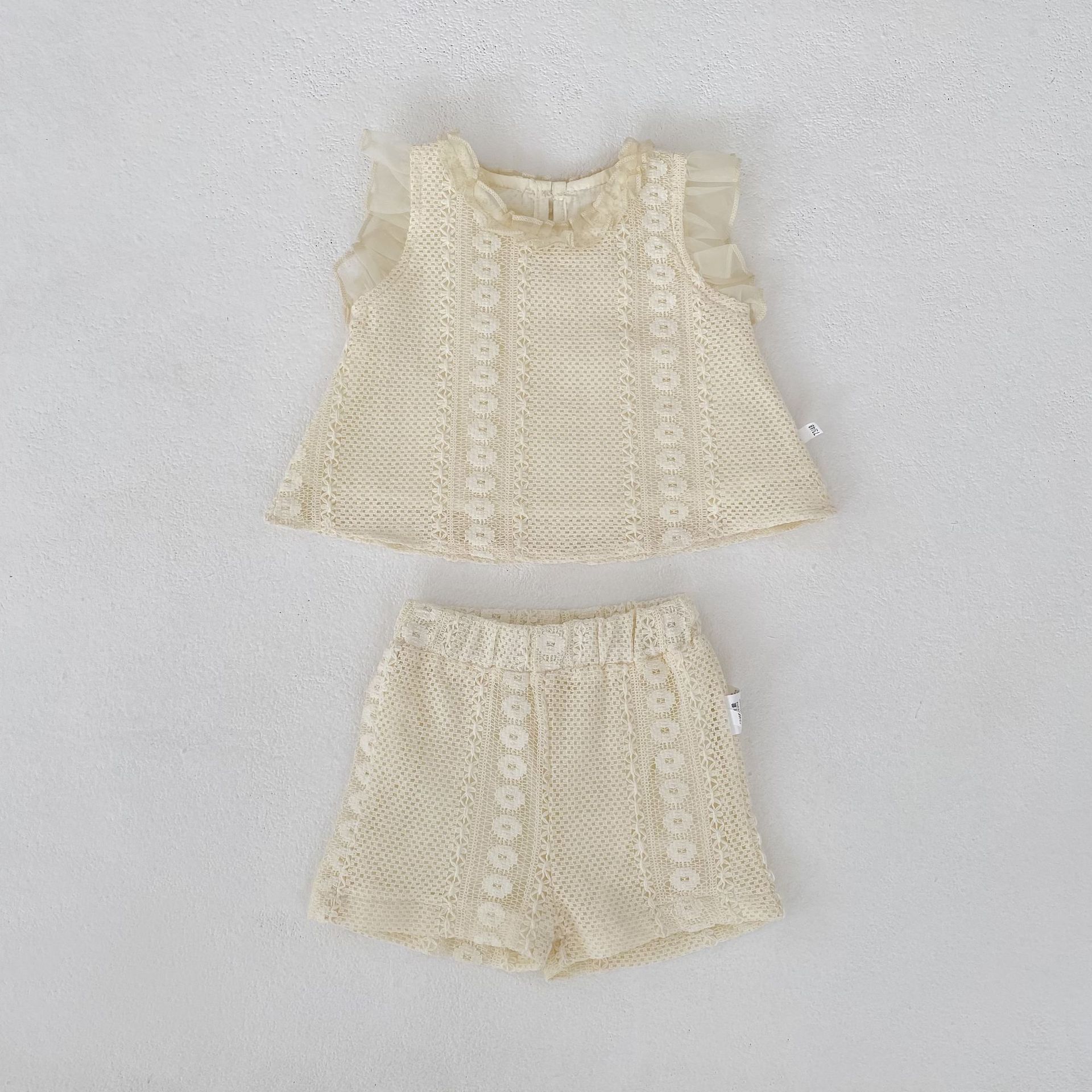 Eyelet Lace Pants アイレットレース パンツ【mh0012488】 Suit / 73cm Engepapa ロングパンツ・スウェットパンツ