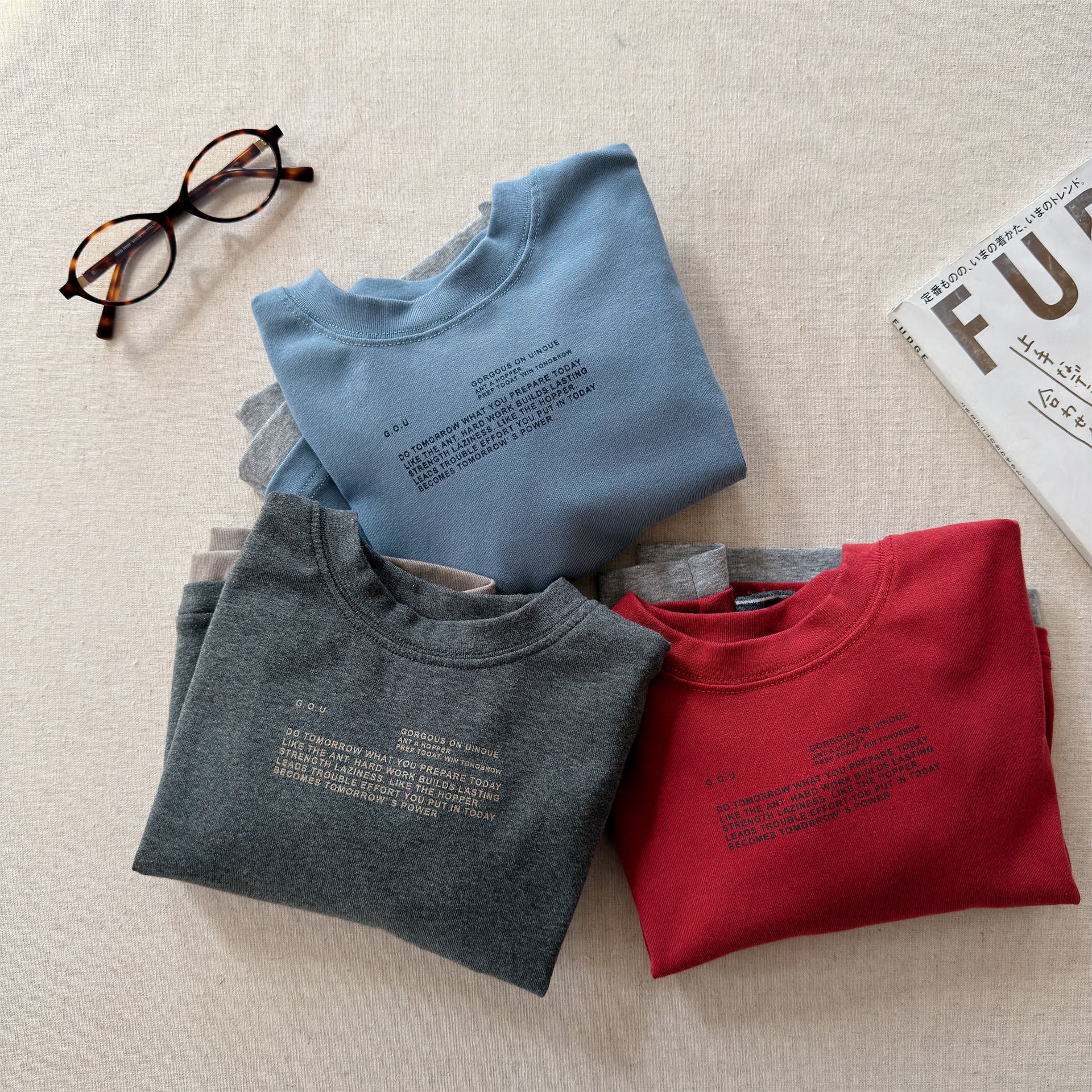 Fake Two Piece Sweatshirt ドッキング 長袖 Tシャツ【mh0012459】 ADbaby 長袖Tシャツ