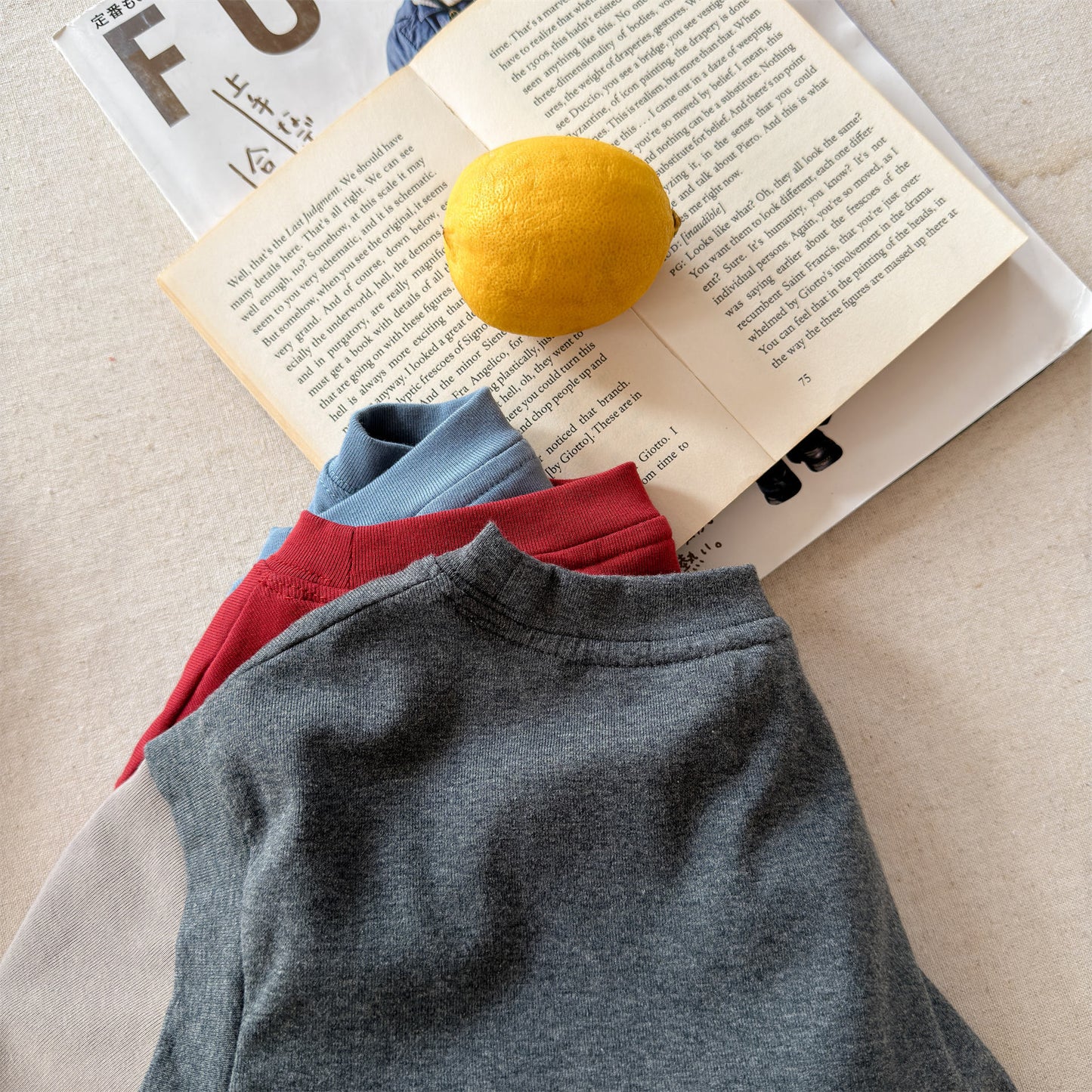 Fake Two Piece Sweatshirt ドッキング 長袖 Tシャツ【mh0012459】 ADbaby 長袖Tシャツ