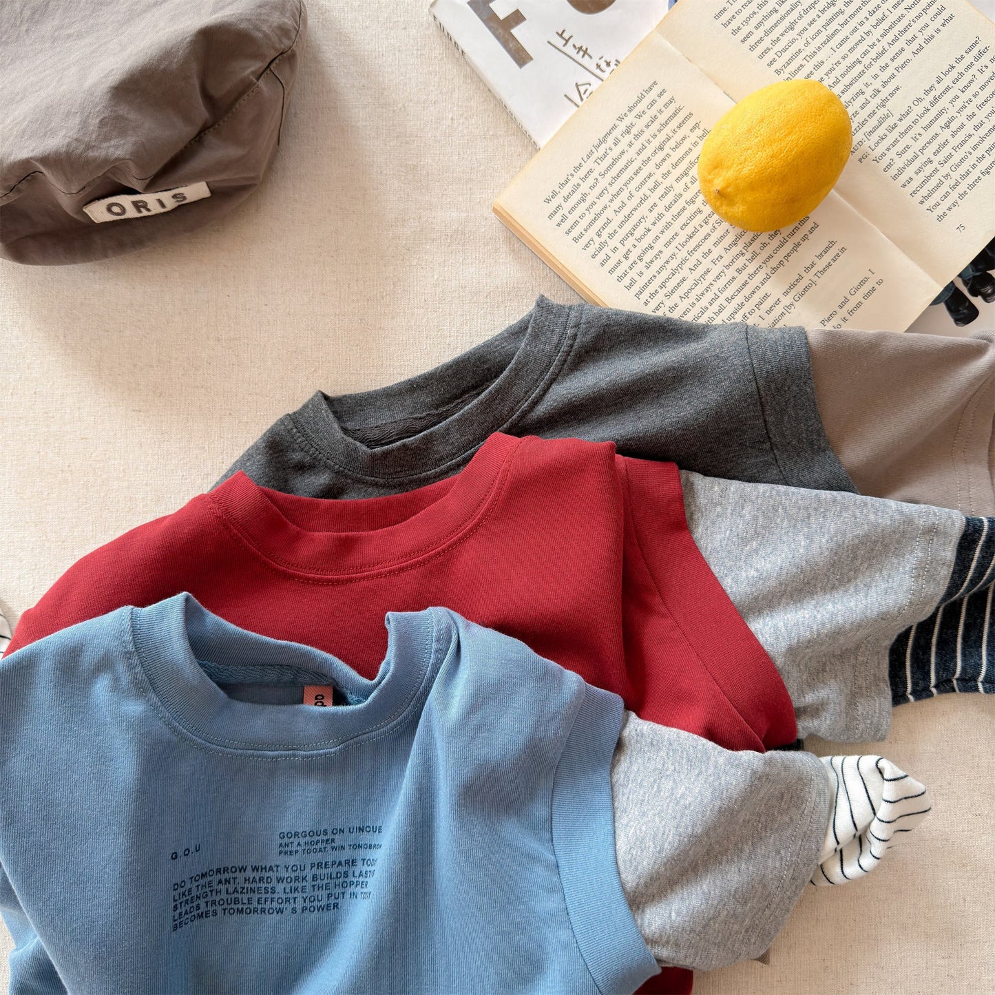 Fake Two Piece Sweatshirt ドッキング 長袖 Tシャツ【mh0012459】 ADbaby 長袖Tシャツ