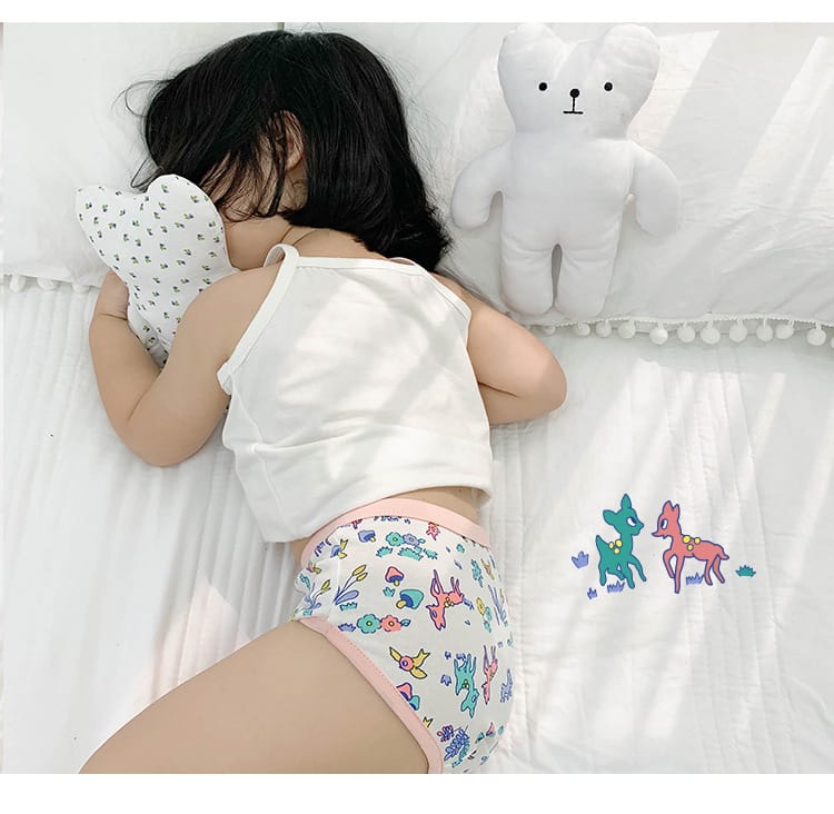 Fawn Print Boxer Briefs 3-pack バンビ ボクサーショーツ 下着 3枚セット【mh0013555】 mamahalo accessory 幼児用下着