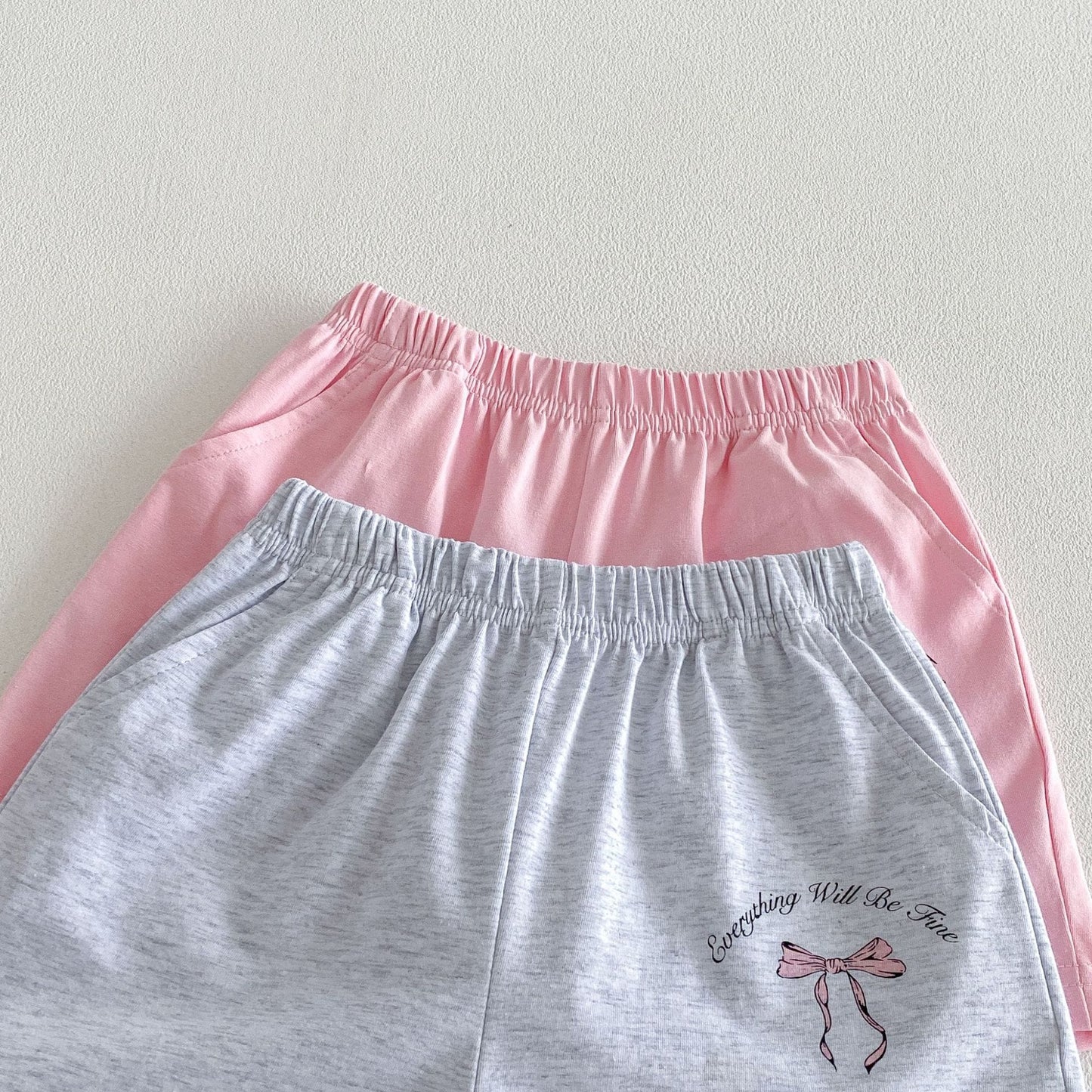 Floral Bow T-shirt Shorts Set フラワー リボン 半袖 セットアップ【mh0012716】 angou 半袖セットアップ