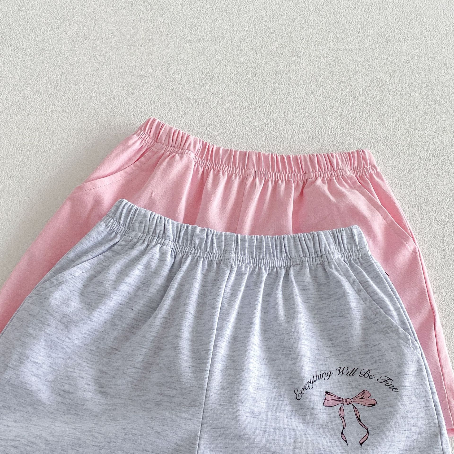 Floral Bow T-shirt Shorts Set フラワー リボン 半袖 セットアップ【mh0012716】 angou 半袖セットアップ