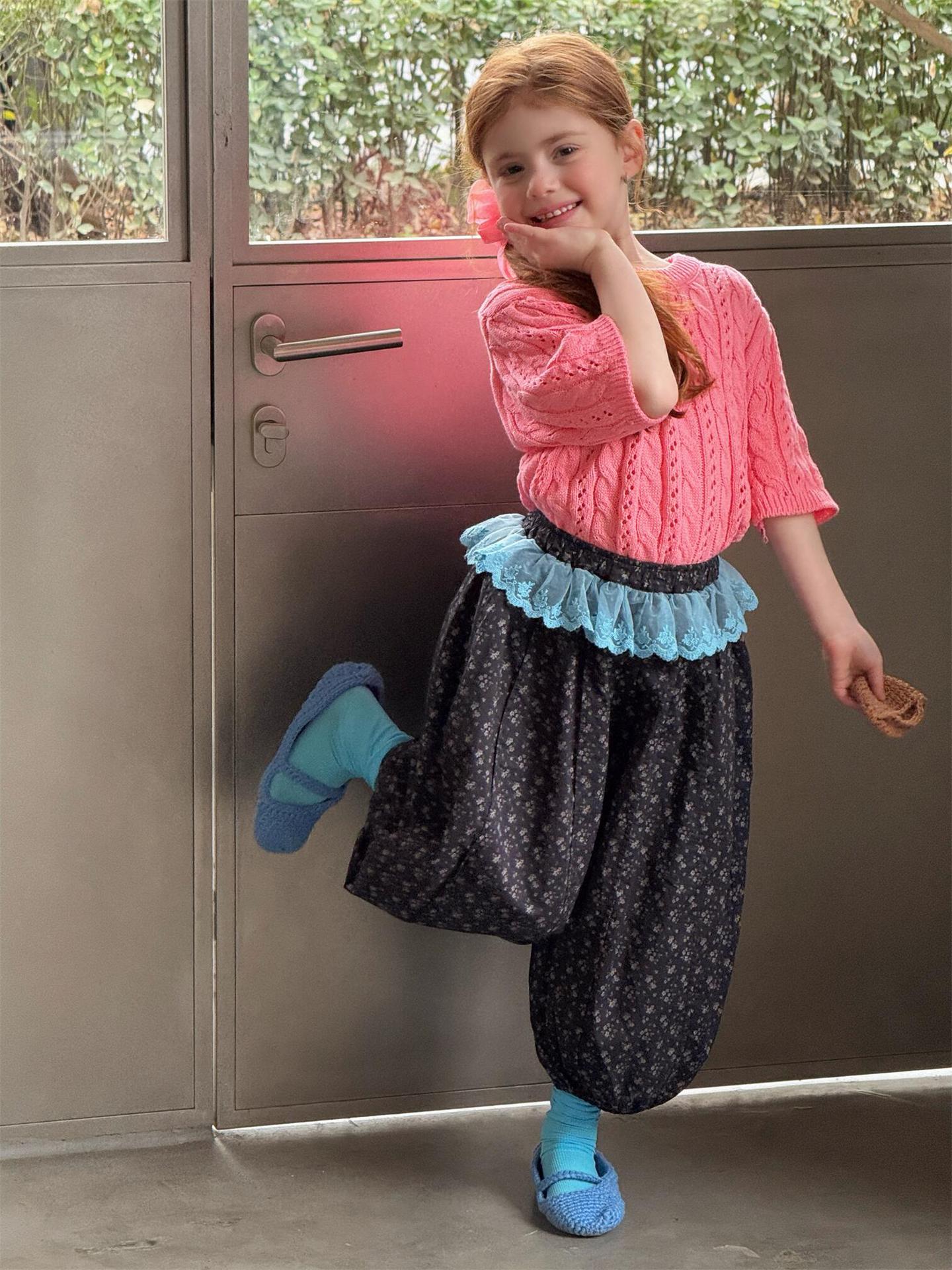 Floral Cotton Patchwork Crop Pants 花柄 パッチワーク クロップドパンツ【mh0012320】 Jianzidan