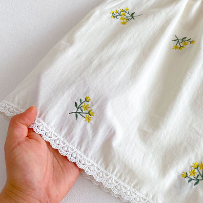 Floral Embroidery Cami Shorts Set 花柄 刺繍 キャミソール セットアップ【mh0012717】 angou ノースリーブセットアップ