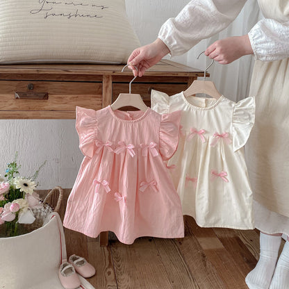 Floral Frill Sleeve Ribbon Dress 花柄 フリル袖 リボン ワンピース【mh0012719】 angou