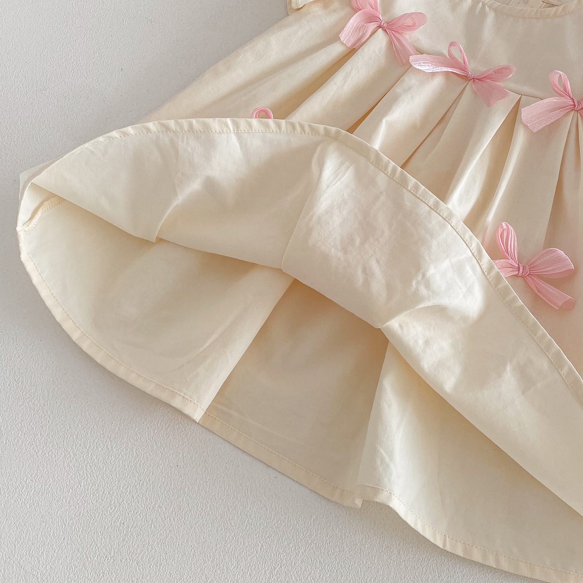 Floral Frill Sleeve Ribbon Dress 花柄 フリル袖 リボン ワンピース【mh0012719】 angou