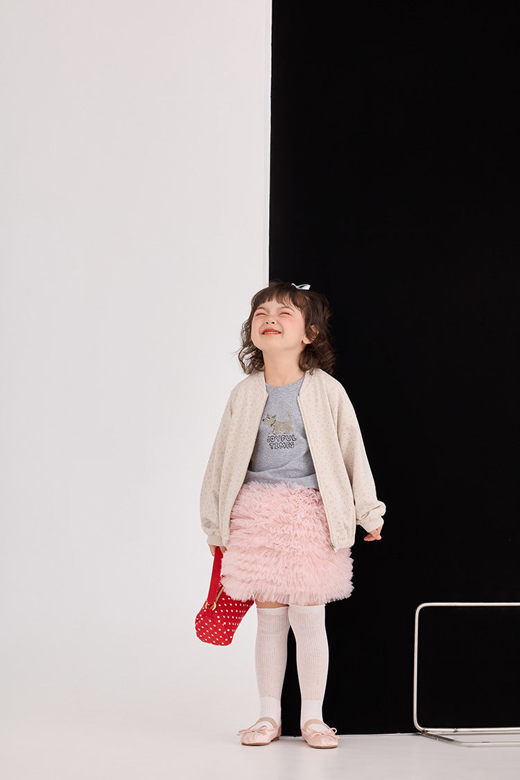 Floral Illustration Zipper Jacket フラワープリント イラスト ジップアップジャケット【mh0012377】 HEY BOOBII